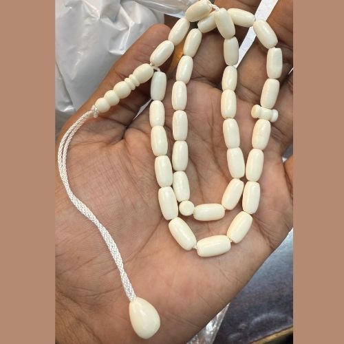 Oval 33 Beads Camel Bone Tasbeeh – Handmade