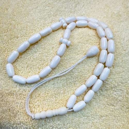 Oval 33 Beads Camel Bone Tasbeeh – Handmade