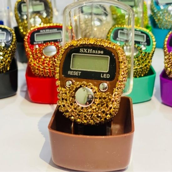 Fancy Digital Counter Tasbeeh with LED Light – Perfect Gift