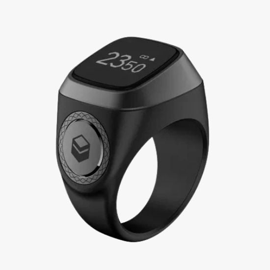 Zikr Lite Smart Ring Tasbih – Bluetooth, OLED Display & CNC